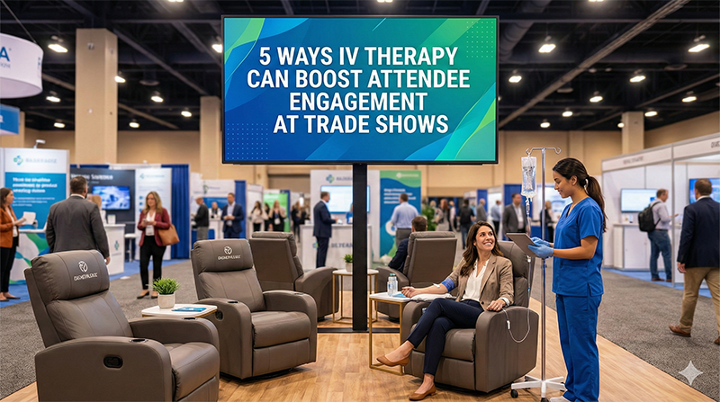 5 Ways IV Therapy Can Boost Attendee Engagement at Trade Shows