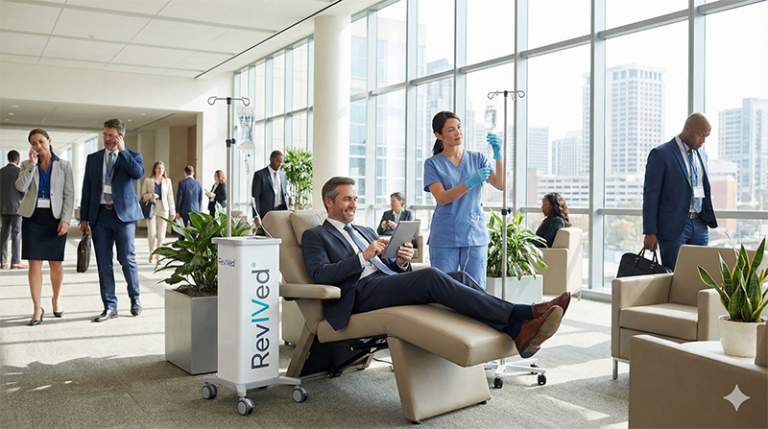 Hangover Recovery at Conferences: Why Smart Event Organizers Offer Morning IV Therapy